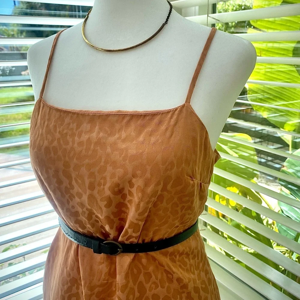 Urban Outfitters Sleeveless Leopard Dress Size Small Excellent Condition - Picture 1 of 16